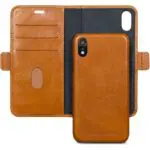 dbramante1928 Lynge Leather Wallet iPhone XR Tan Open