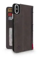 Twelve South BookBook iPhone XS Max Case Wallet Brown Achterkant