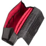 SOCHA Dames Laptoptas 13.3 inch Audrey Croco Zwart Open