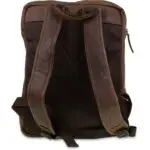 DSTRCT Leren Laptop Rugzak 15.6 inch Raider Road Montana Cognac Achterkant