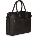 Burkely Leren Laptoptas 17 inch Fundamentals Vintage Taylor Zwart Achterkant