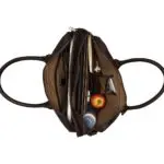 Burkely Leren Laptoptas 17 inch Fundamentals Vintage Taylor Bruin Open