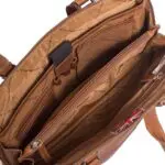 Chesterfield Leren Dames Laptoptas 12 inch Cara Cognac Open