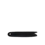 DSTRCT Leren Heren Billfold Portemonnee Wax Lane 384030 Zwart Zijkant