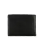 DSTRCT Leren Heren Billfold Portemonnee Wax Lane 384130 Zwart Achterkant