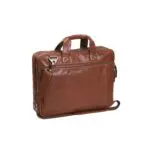 Chesterfield Leren Laptoptas 15.6 inch Manuel Cognac voorkant