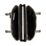 Burkely Dames Leren Laptoptas 13.3 inch Casual Carly Grijs Binnenkant