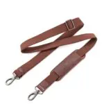 Plevier Heren Leren Laptoptas 17.3 inch Rock Onyx Bruin Schouderband