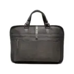 Barbarossa Heren Laptoptas 17 inch Ruvido 826-132 Zwart Voorkant