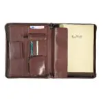 Tony Perotti Leren Schrijfmap A4 Ringband 3586 Bruin Binnenkant