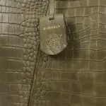 Burkely Dames Leren Laptoptas Tote 15.6 inch Cool Colbie Groen Detail