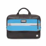 Laptoptas Knomo Newbury Leather Briefcase Brown 15 inch Voorvak