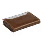 Tony Perotti Leren Pasjeshouder Biljetvak Furbo Airtag 4000 Donkerbruin Achterkant