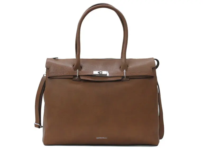 Gigi Fratelli Dames Leren Laptoptas 15 inch Romance ROM0038 Saddle Voorkant