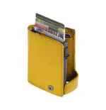 Tony Perotti Leren Pasjeshouder Geldvak Furbo 3700 Geel Voorkant